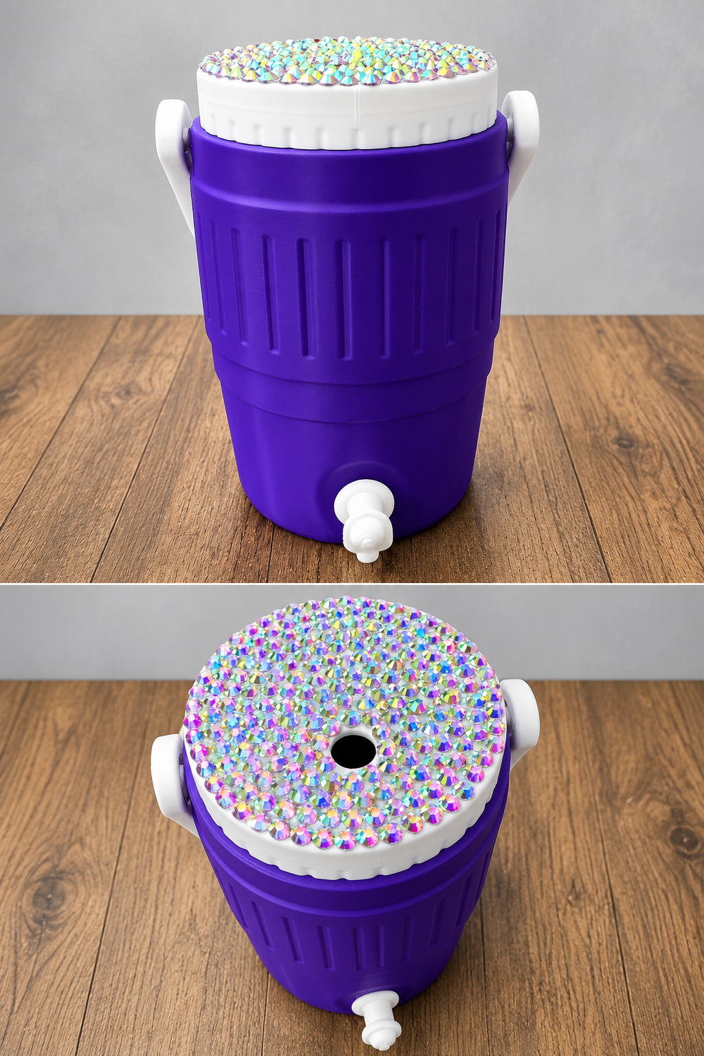 Rhinestoned Pop Can Cooler