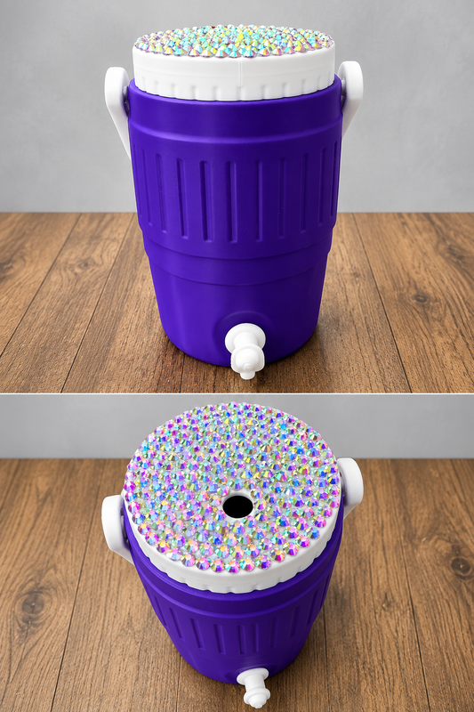 Rhinestoned Pop Can Cooler