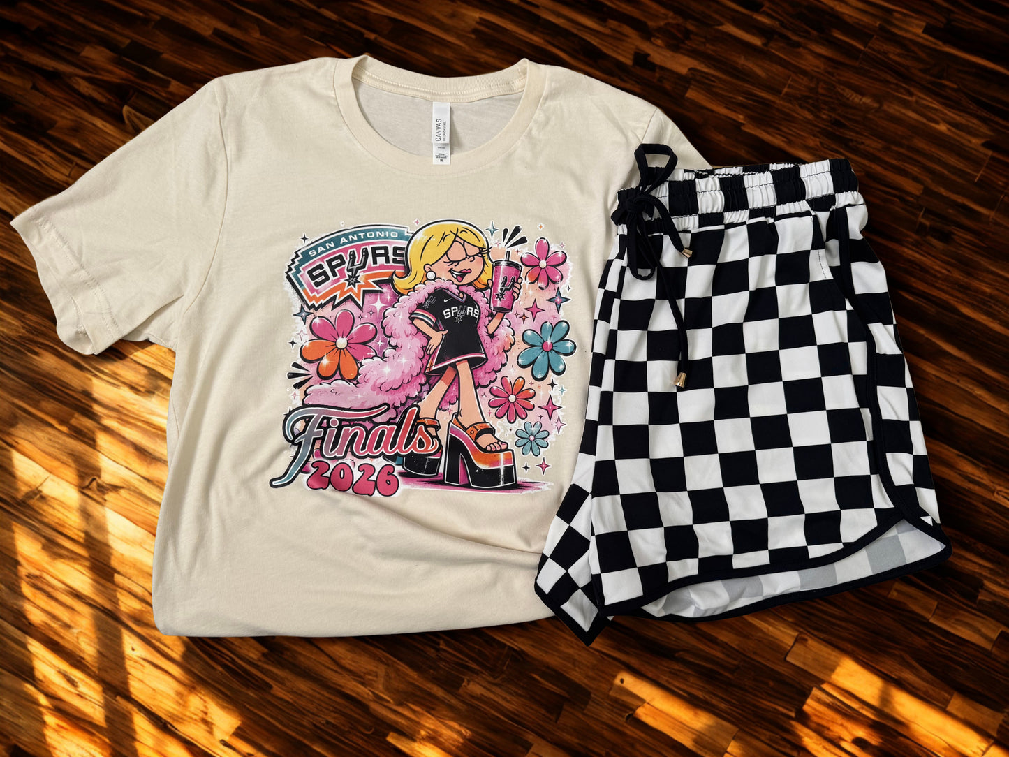 Lizzie McGuire Spurs Finals tee